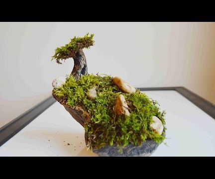 How to Make a Moss Tree & Garden With Polymer Clay