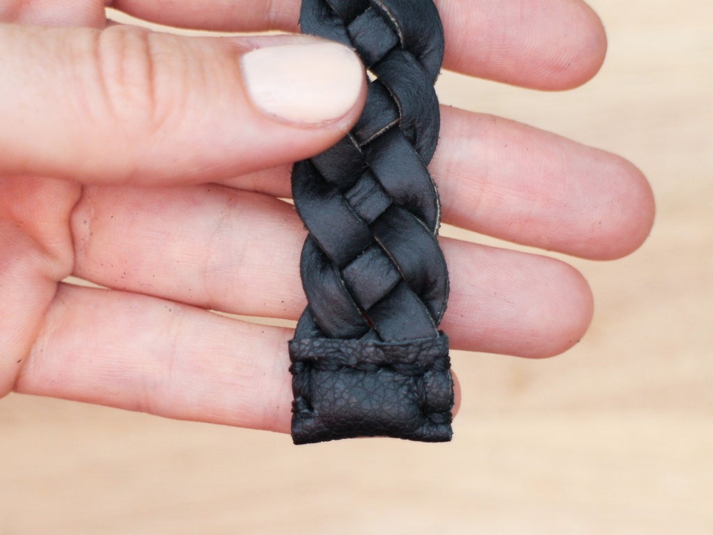 2 strand leather braid Outlet
