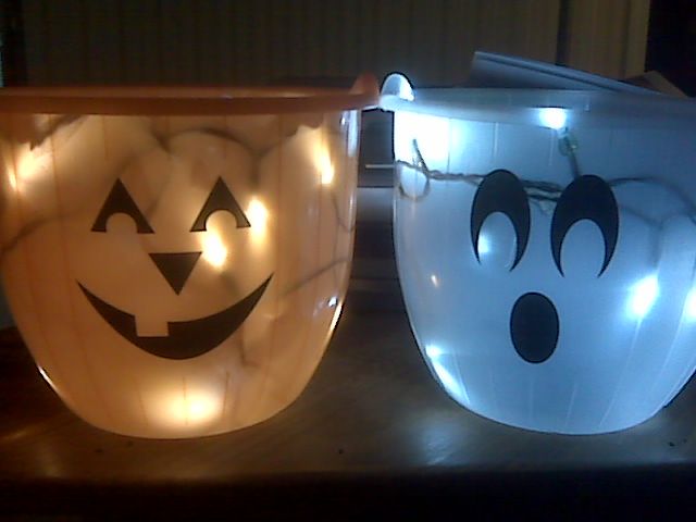 Glowing Halloween Trick or Treat Candy Bag