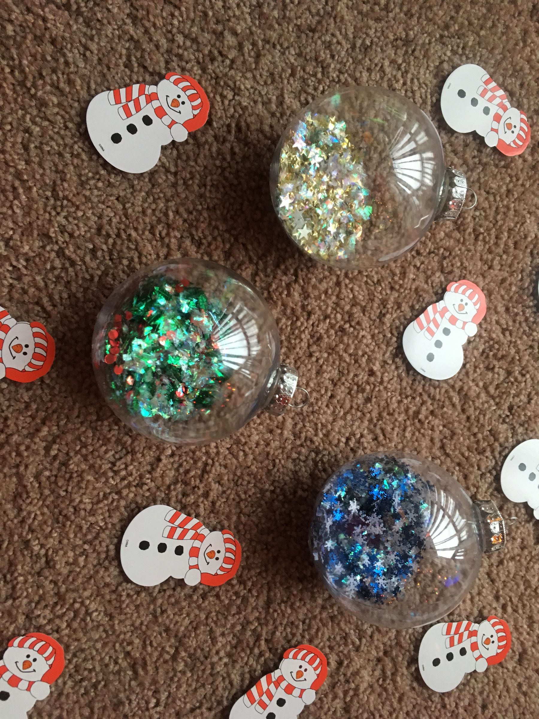 Sparkle Christmas Ornaments