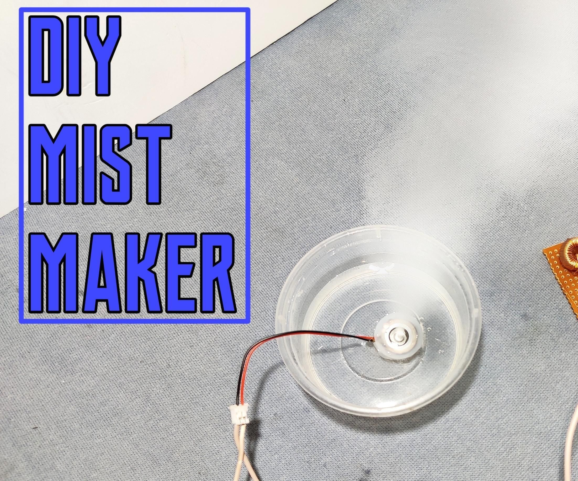 DIY MIST/FOG MAKER USING IC 555
