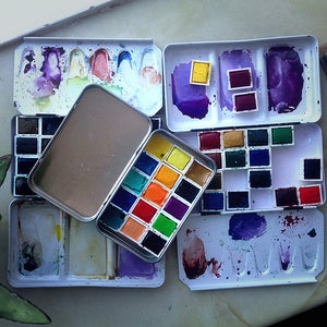Paintbox With Magnetic Pans