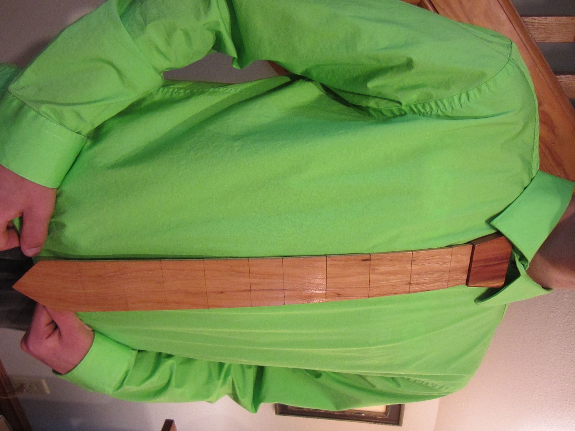 wooden necktie