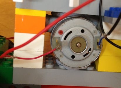 Motorize a LEGO Car by a Motor From a Broken DVD Player