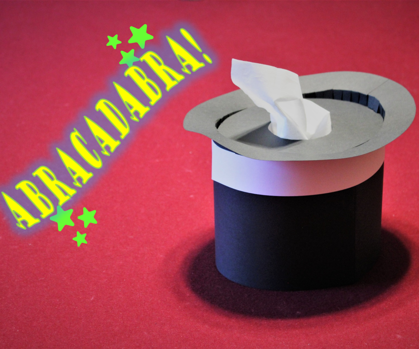 Magician's Hat Tissue Box Cover