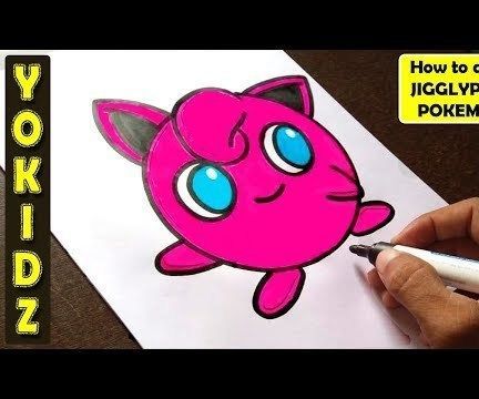 HOW TO DRAW JIGGLYPUFF POKEMON