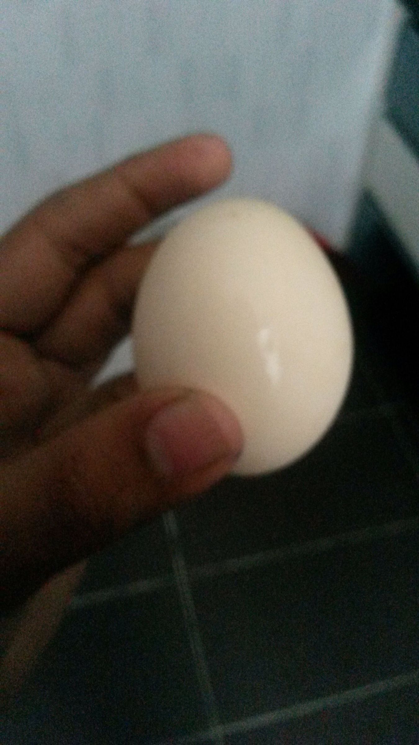 Easy Method to Remove a Hard Boiled Egg. 
