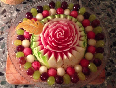 How to Make a Watermelon Rose