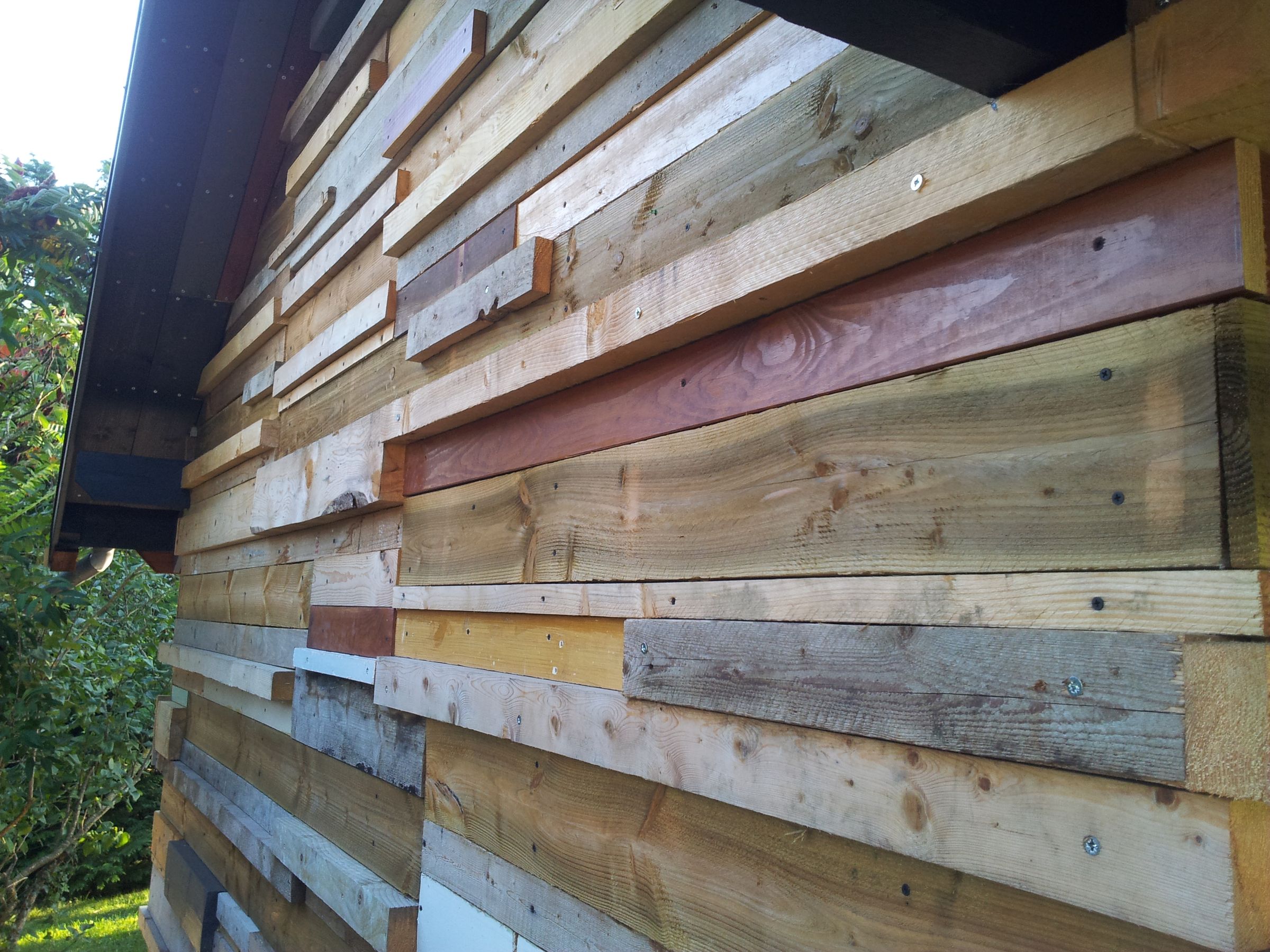 Garden Shed Climbing Wall