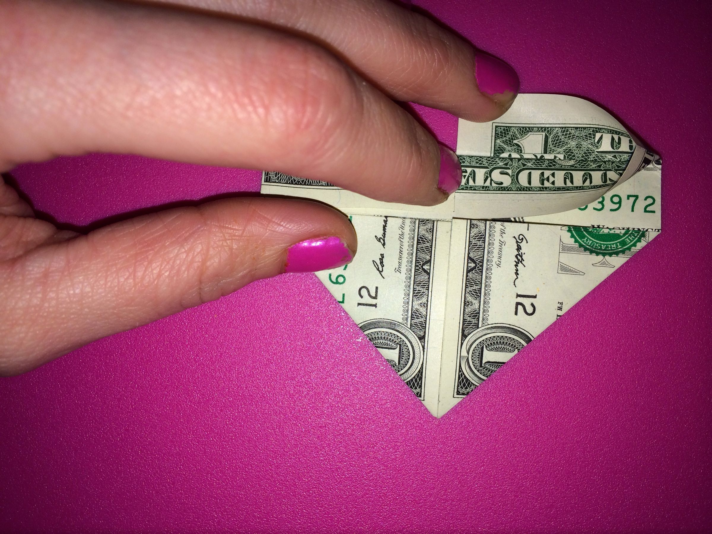 Easy Dollar Bill Origami Heart : 8 Steps - Instructables