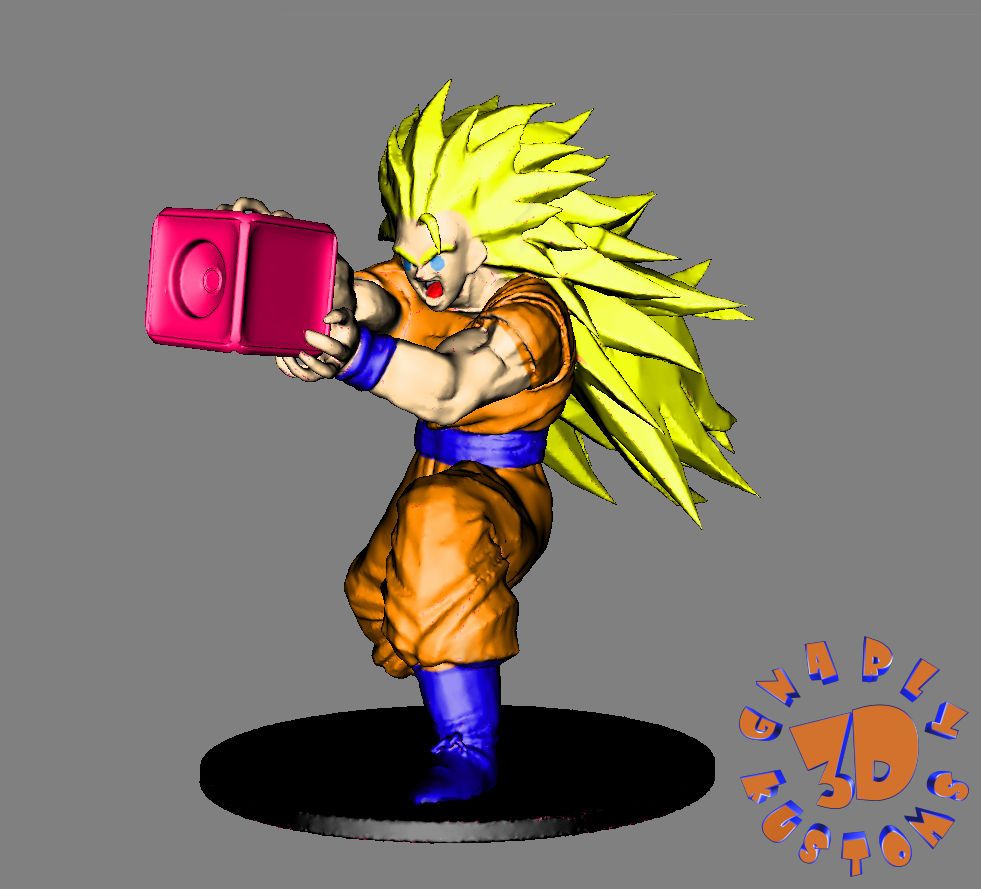 BOSE Speaker Mount Feat. Super Saiyan Goku - Dragon Ball Z