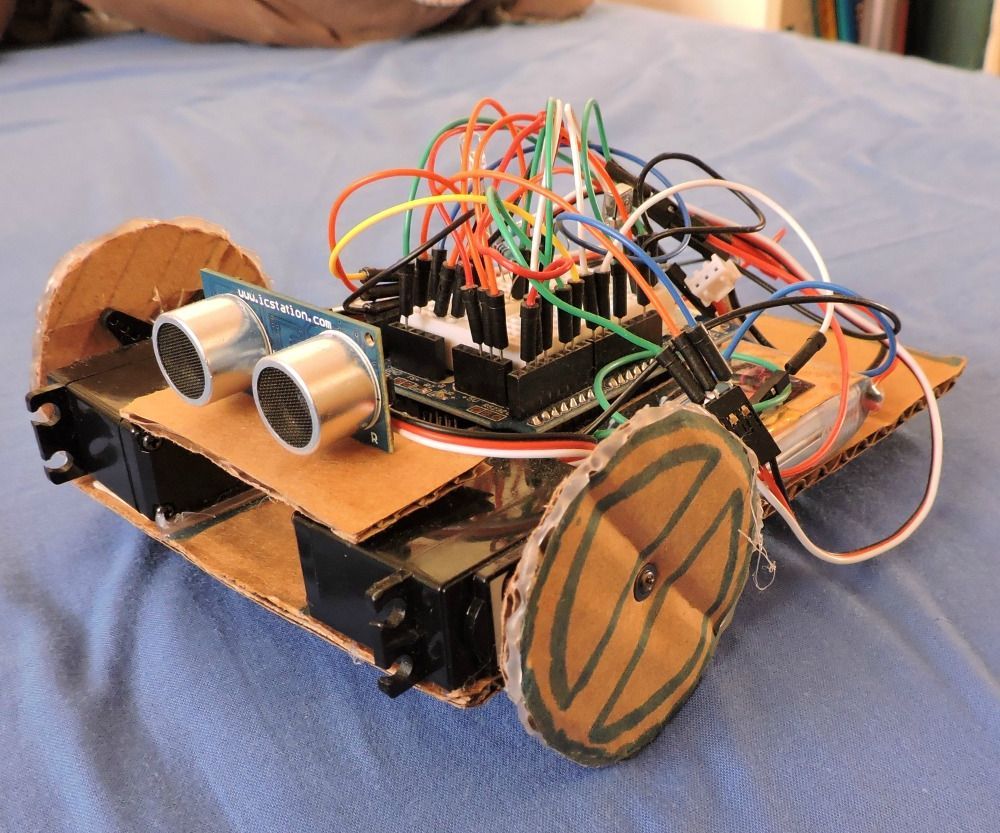 PC Controlled Bluetooth Robot (With a GUI !)