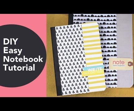 DIY Easy Notebook Tutorial