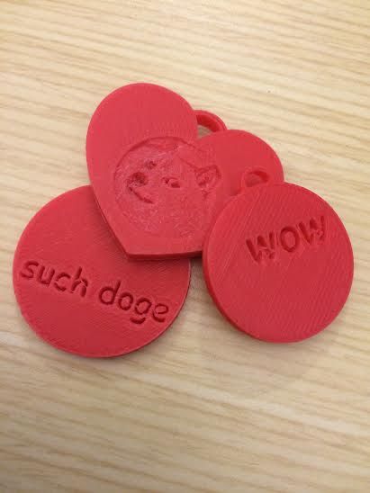 Customizable 3D Printed Charms for Valentine's Day