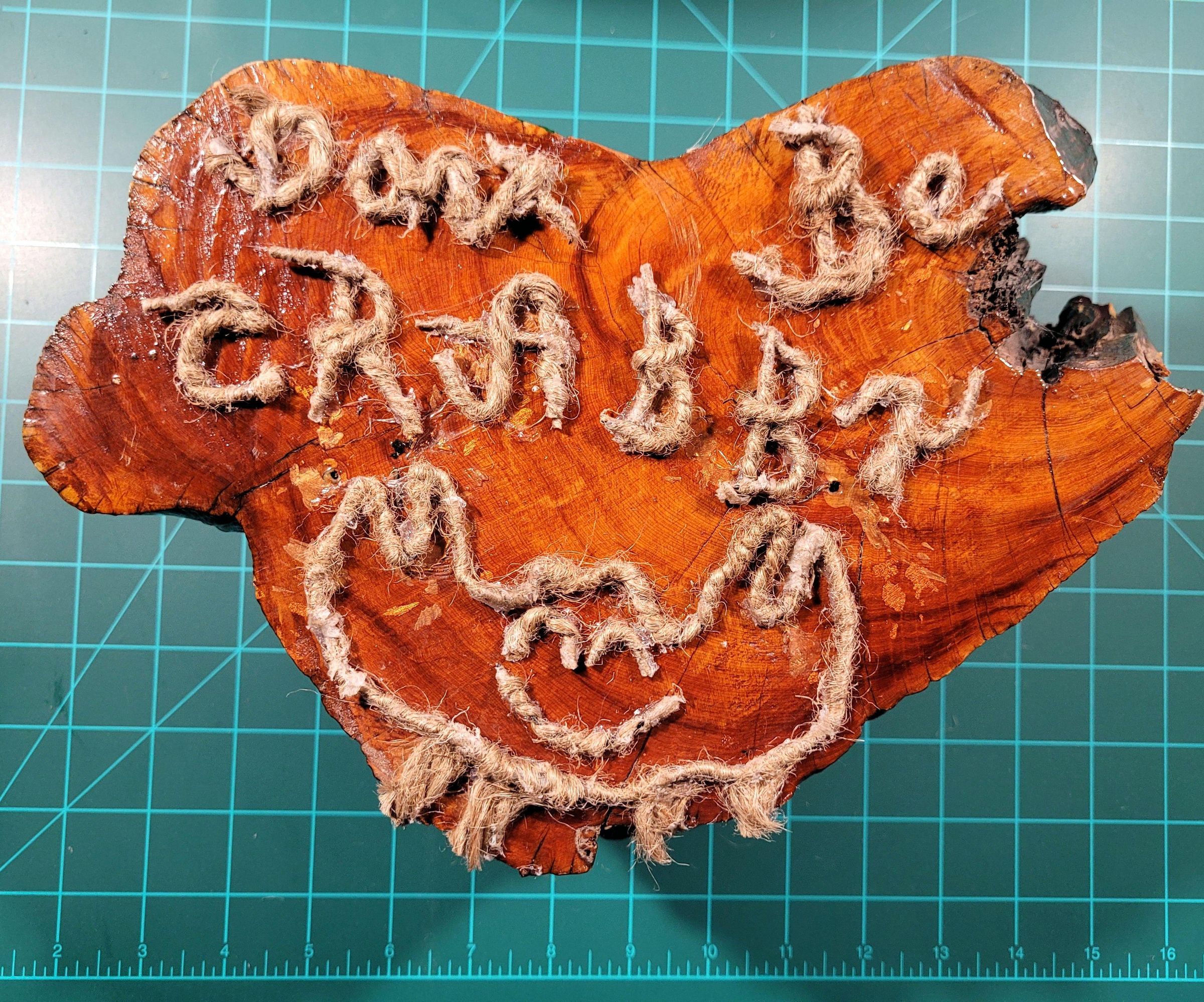 Make Your Own Wired Rope Art! "Dont Be Crabby" Rope Text Art With Smiley Crab, Customize and Bend to Any Shape or Text You Want! DIY Metal Core Rope.
