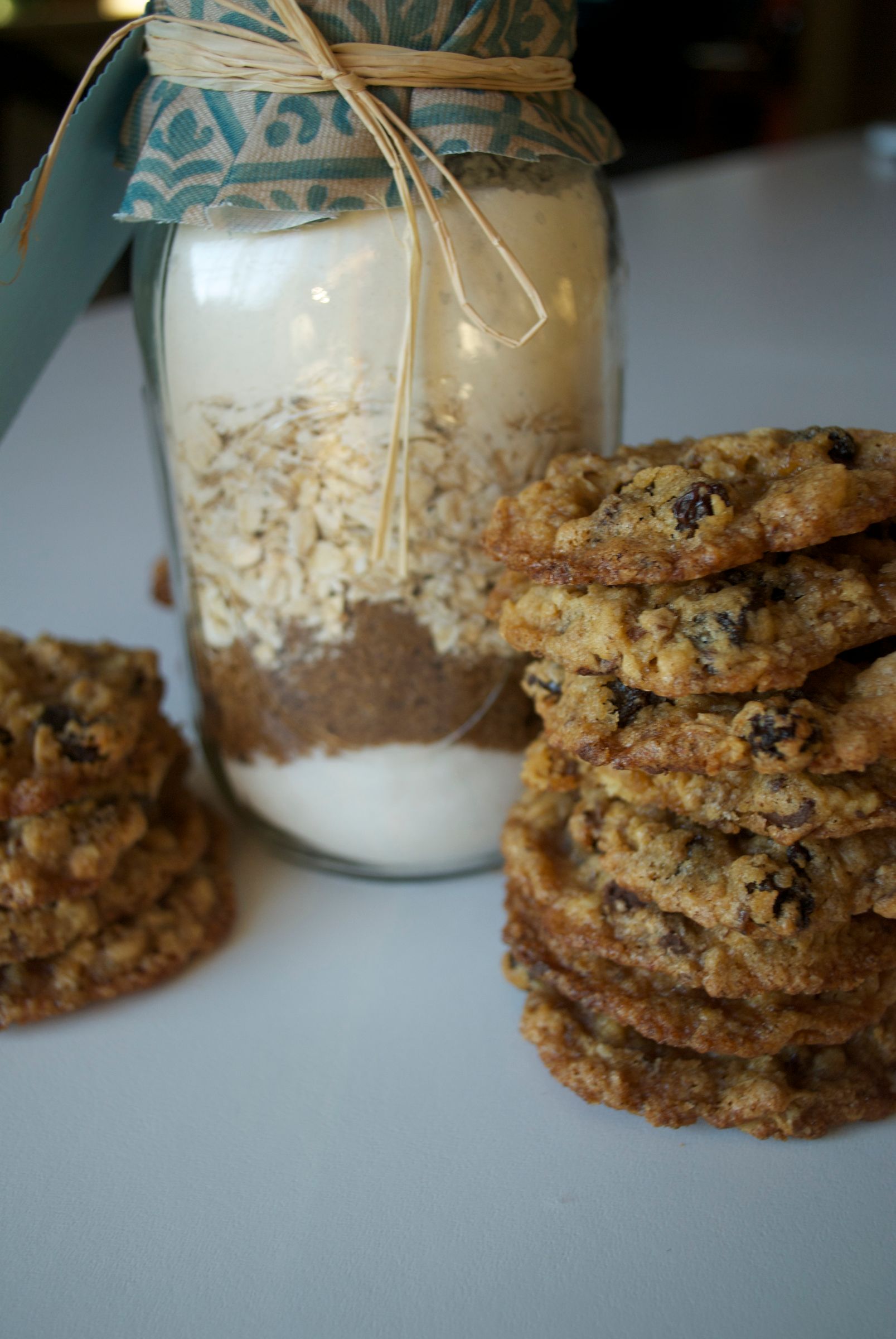 Oatmeal Raisin Cookie in a Jar