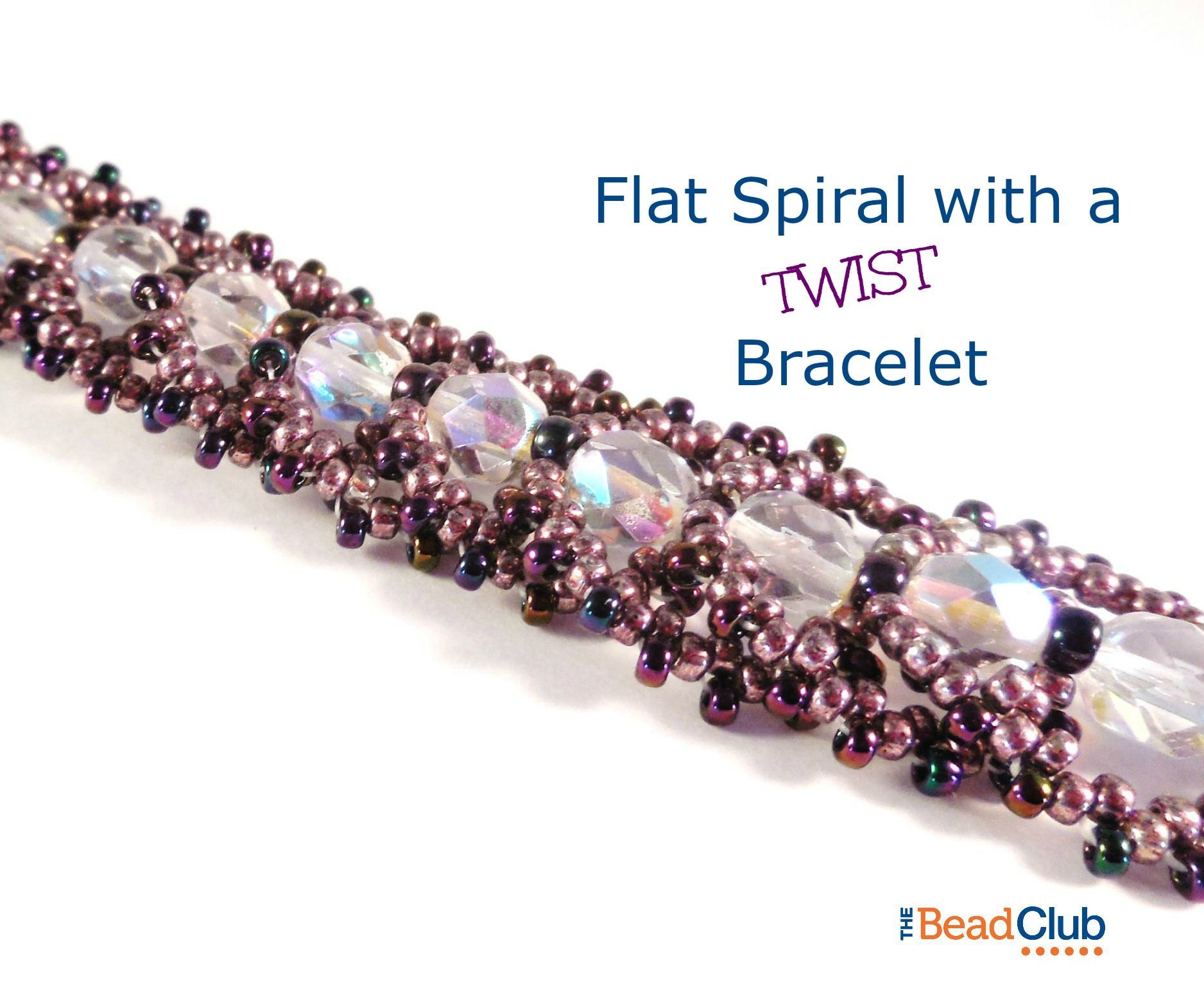 Flat Spiral With a Twist Bracelet