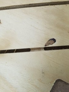 Cutting Out the Pieces From the Tabs