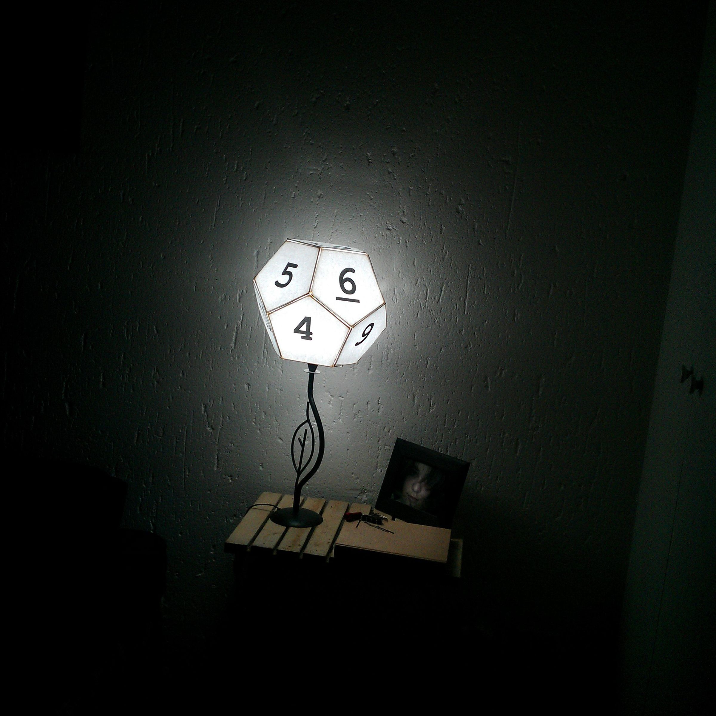 12-sided Dice Lampshade