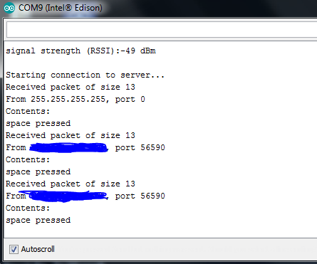 Make an Intel Edison Talk to Game Maker: Studio