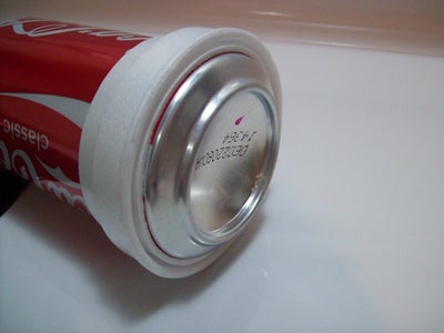 Sliding Foam Onto Can