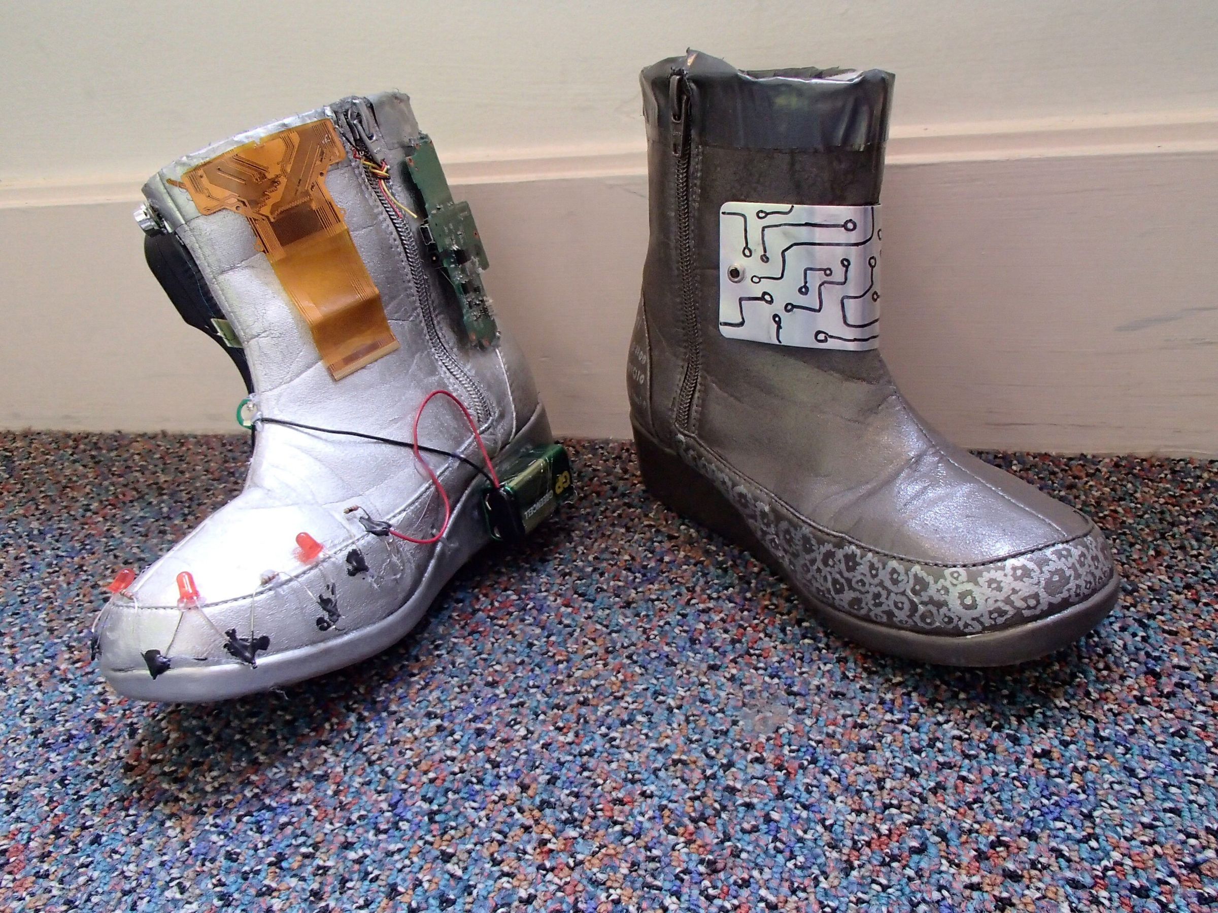 Light Up Cyber Boots