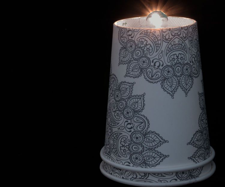 Cup Cone Mini Lightbulb Holder