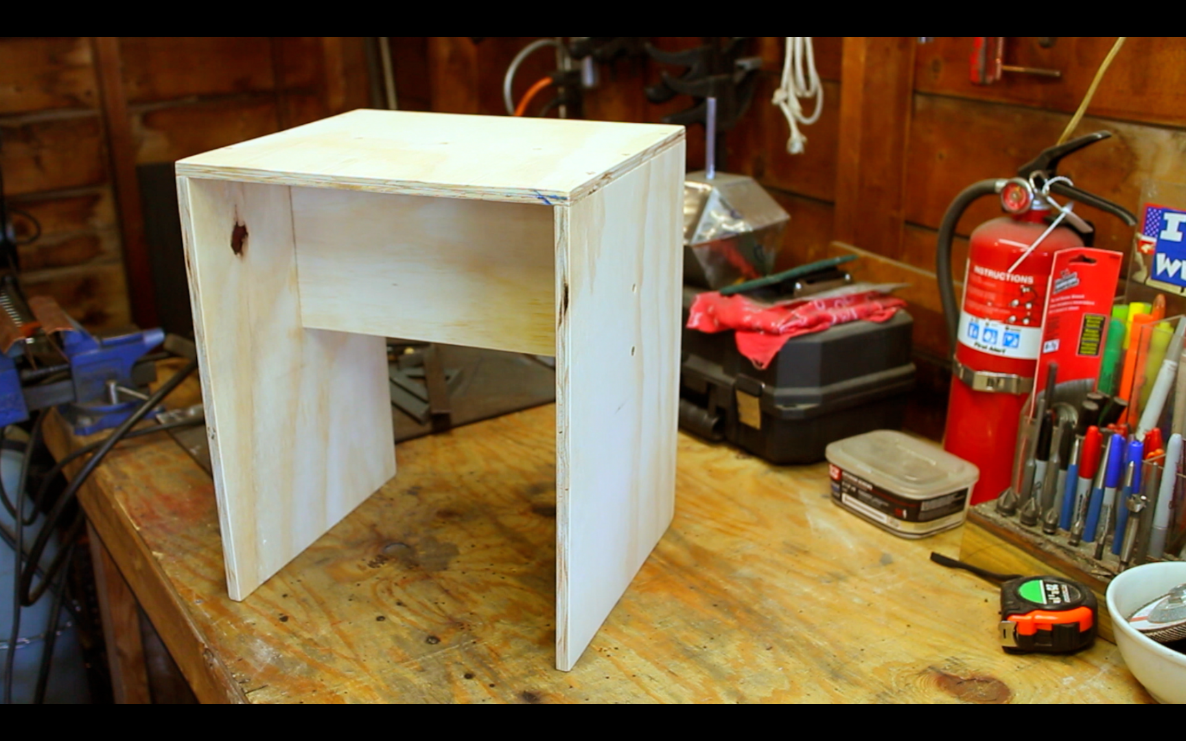 Simple Plywood Stool 8 Steps Instructables