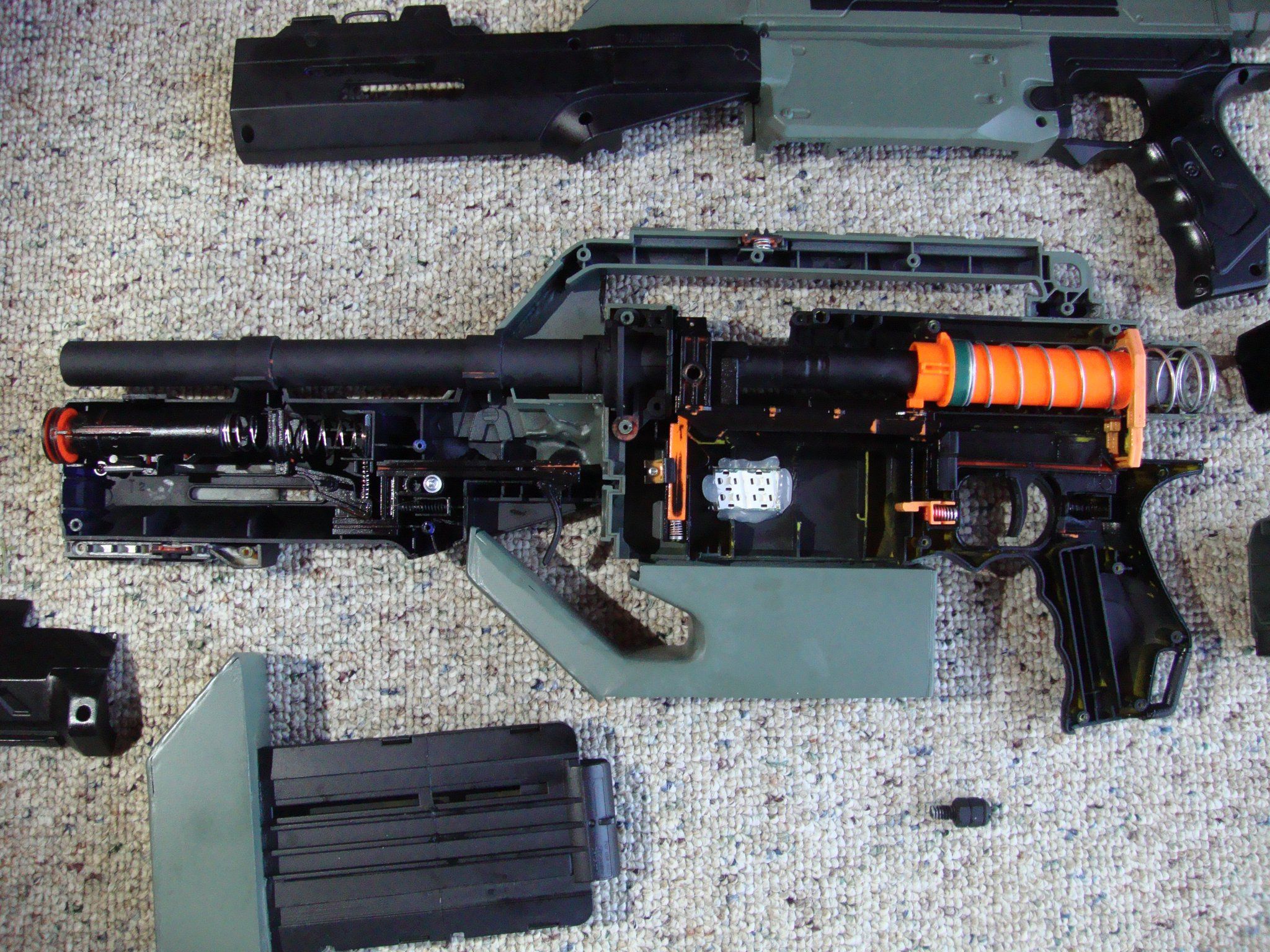 Nerf M41A Pulse Rifle (based Off the The Movie Aliens) Instructables