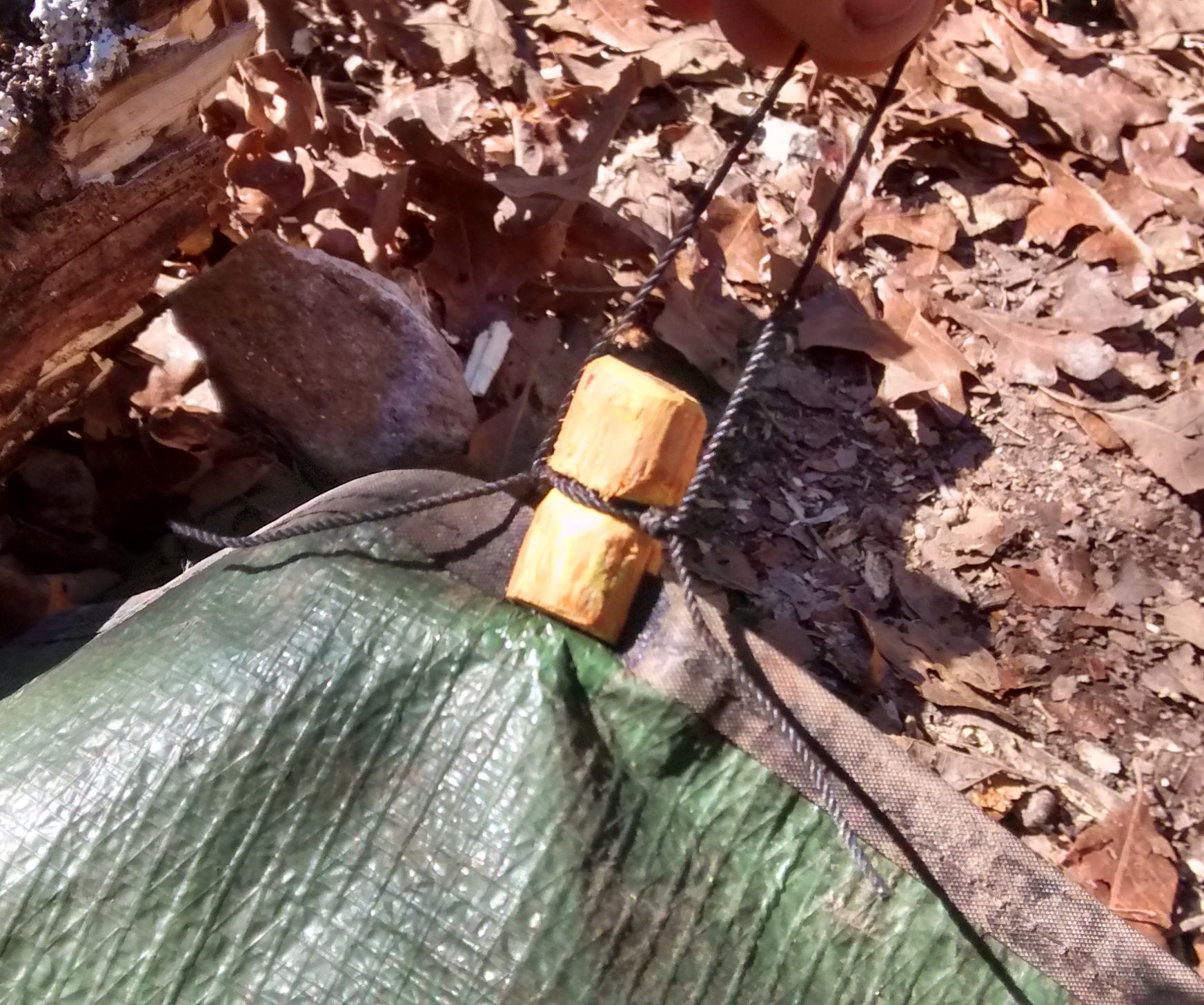 DIY Wood Tarp Clip / Fastener