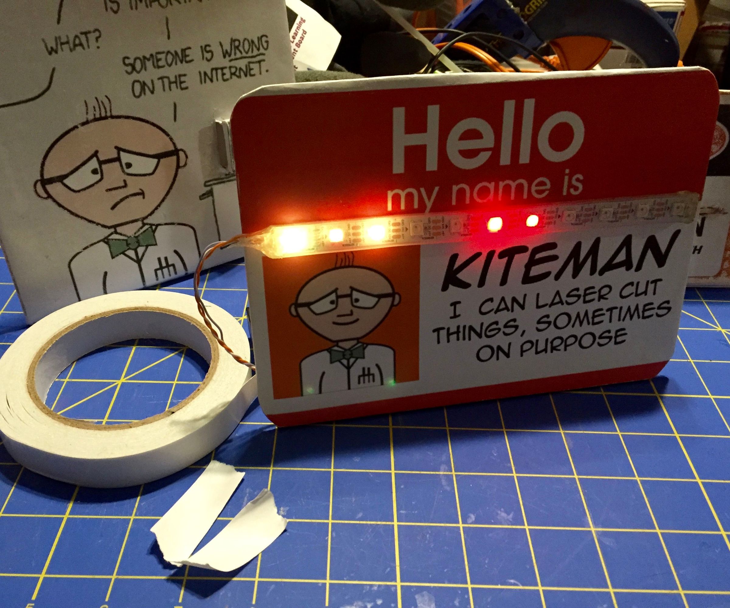 Nifty Neopixel Nameplates and Placards