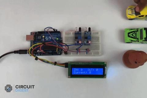 DIY Bi-Directional Counter Using Arduino & IR Sensors : 6 Steps ...