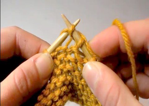 Knitting Lessons: the Knit Stitch