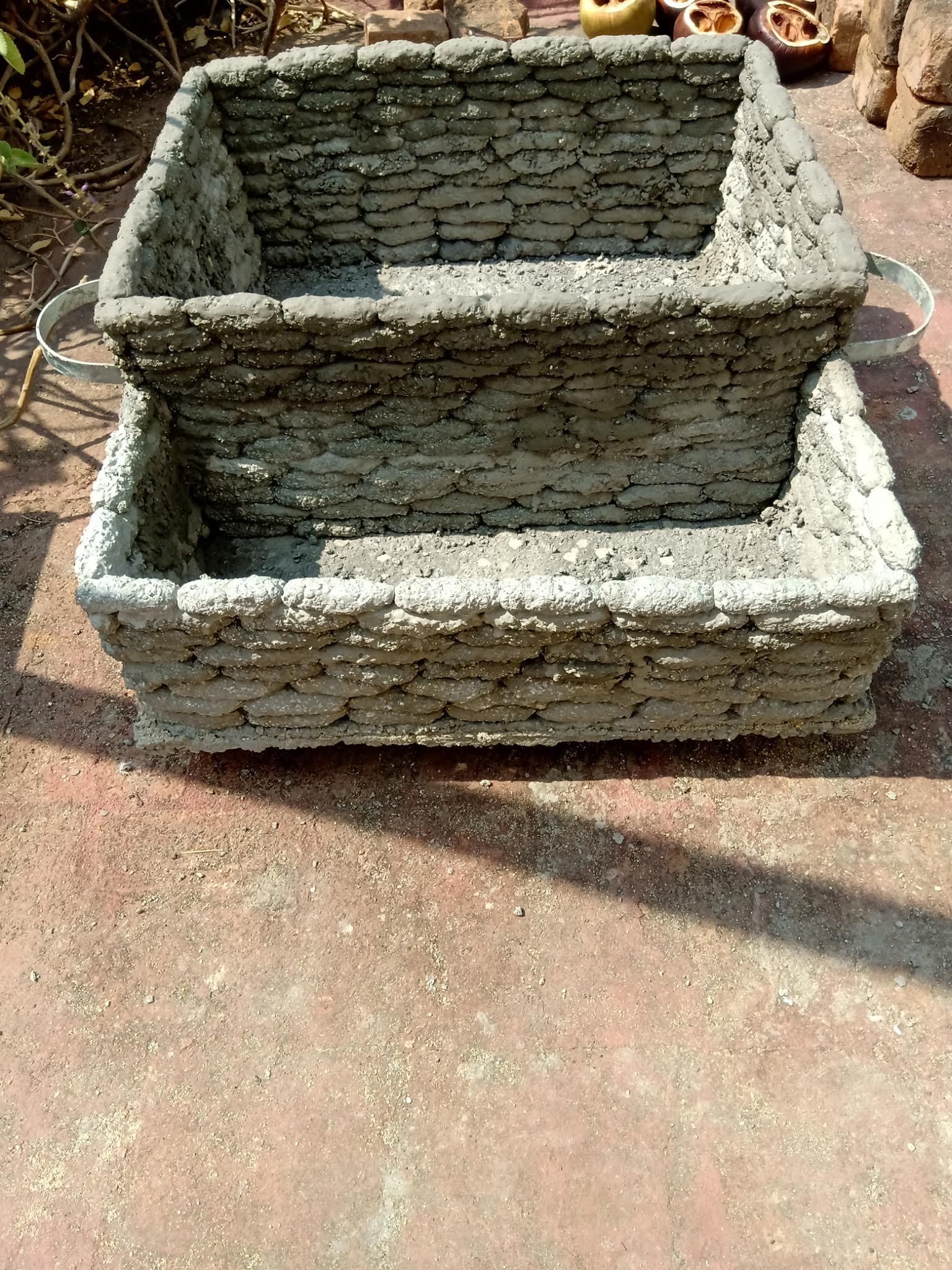 Make Giant Pots(Styrofoam, Gravel) for Bigger Plants, With Cement! 20