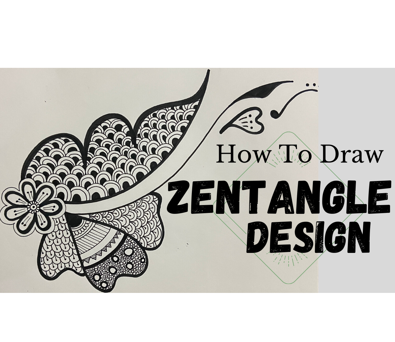 How to Draw the Easiest Zentangle Design : 12 Steps - Instructables