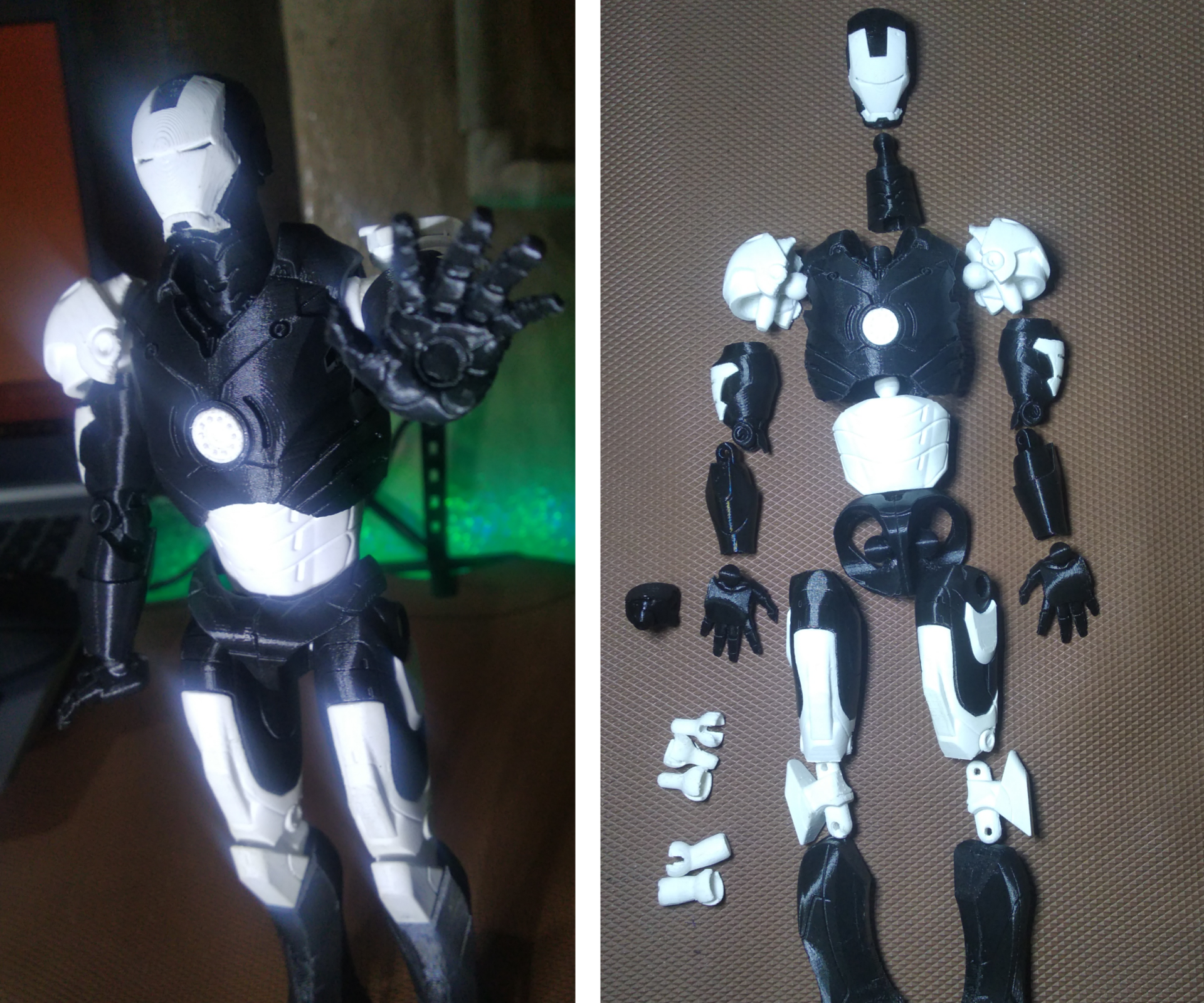 Truly Customizable 3D Printed Iron Man Figure!!