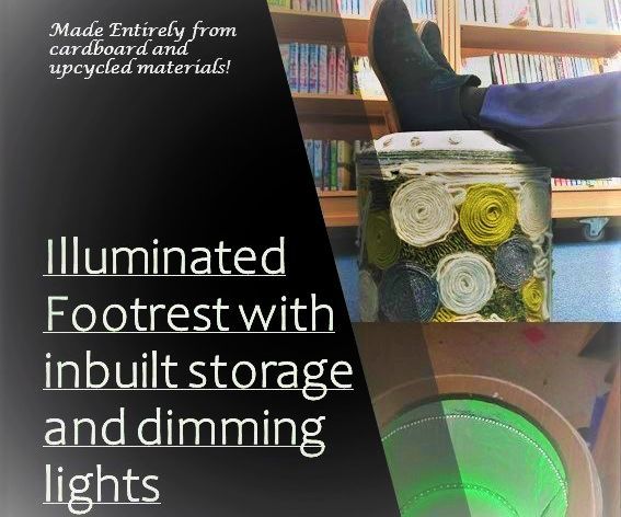 Illuminated Footrest With Inbuilt Storage