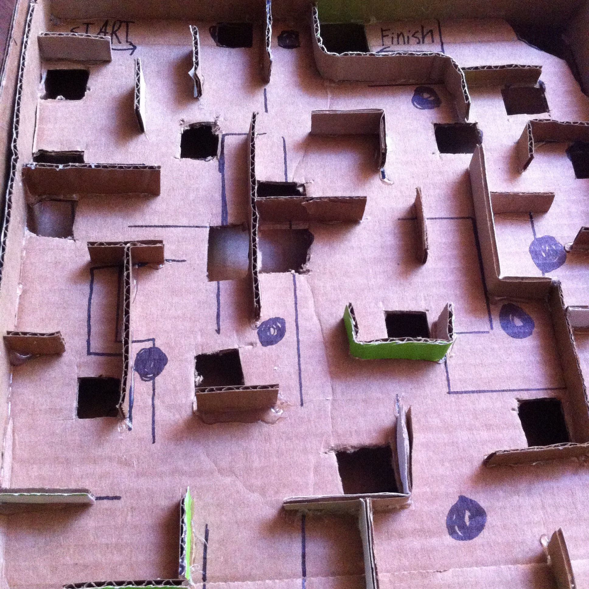 Cardboard Marble Maze 4 Steps (with Pictures) Instructables