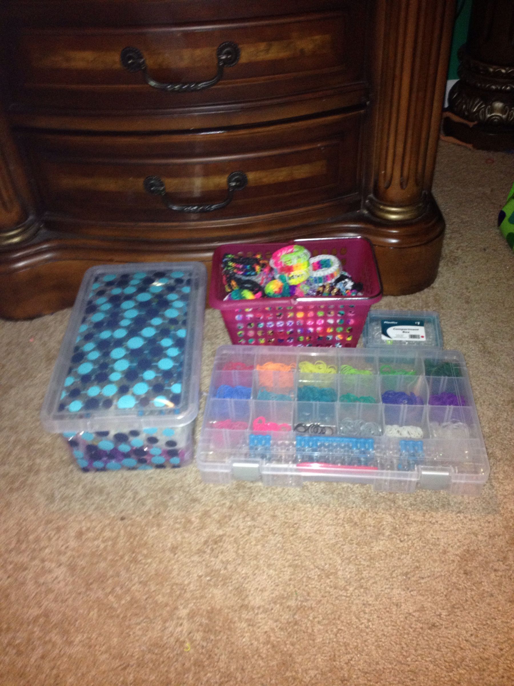 How I Organize My Rainbow Loom Stuff