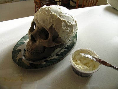 Wash the Skull and Cover With Cream Cheese