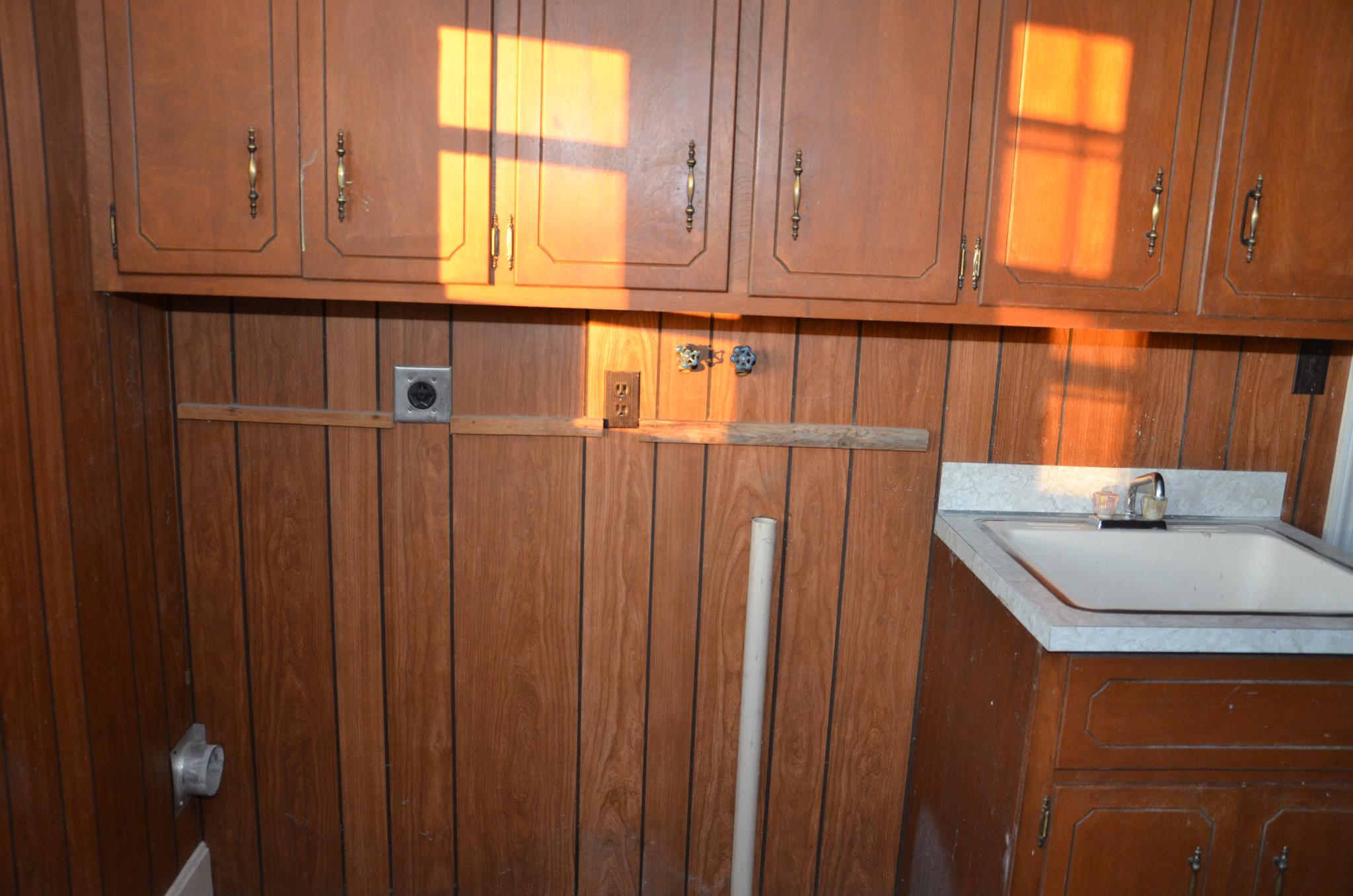 Before and After Laundry Room