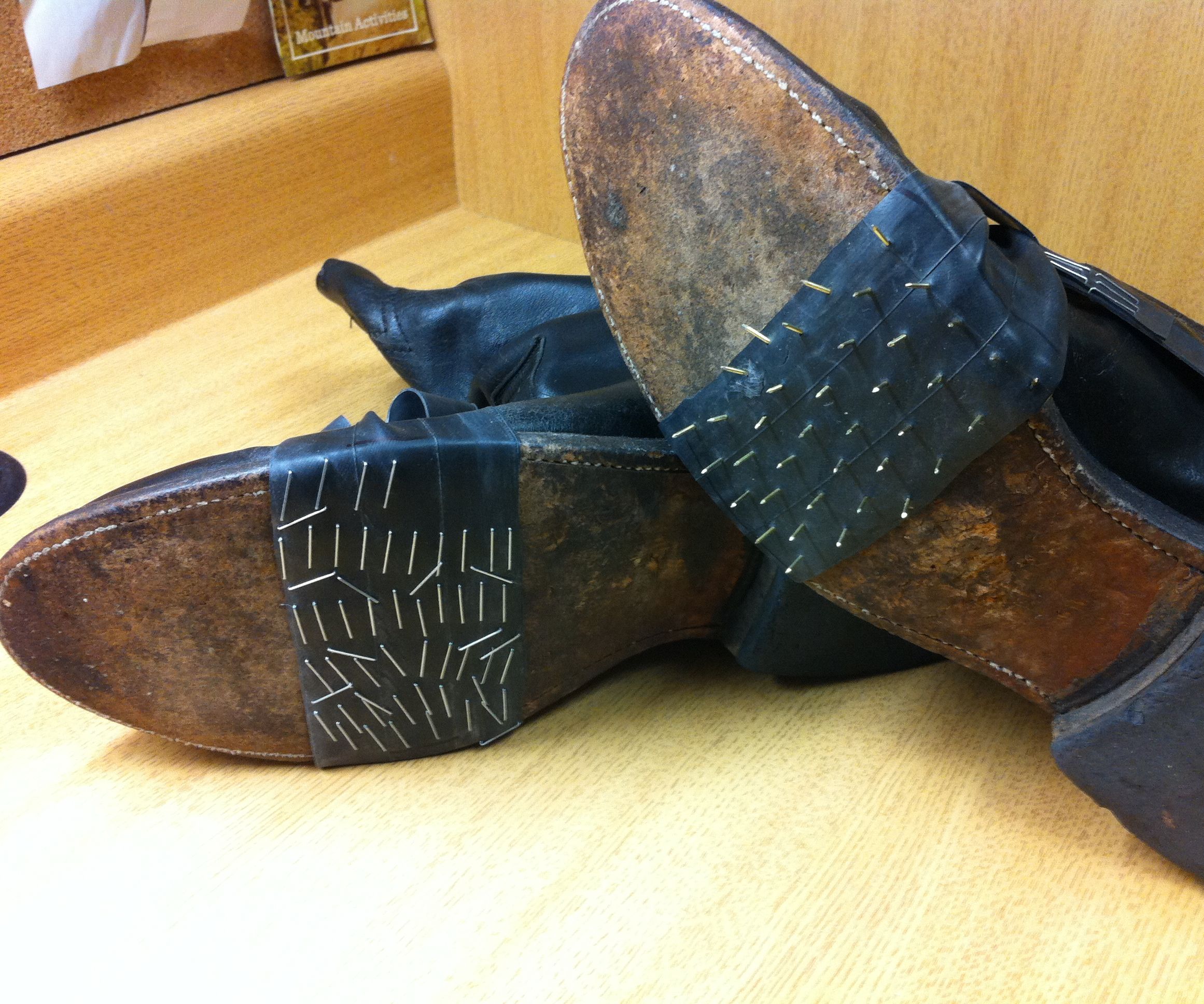 Cheap, Easy, Light-duty Snow Crampons