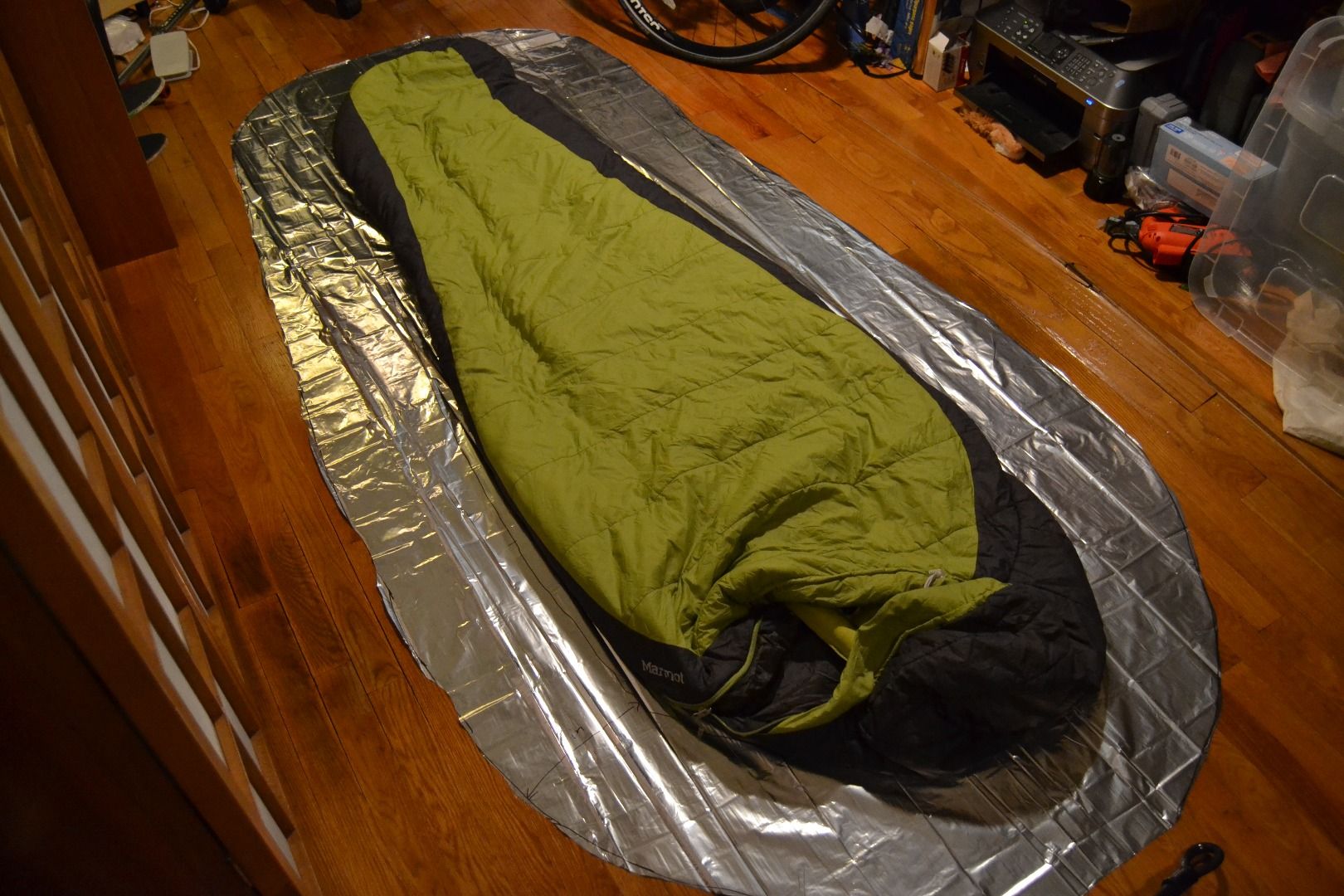 SemiBivy Keep Your Sleeping Bag Dry and Warmer 6 Steps (with