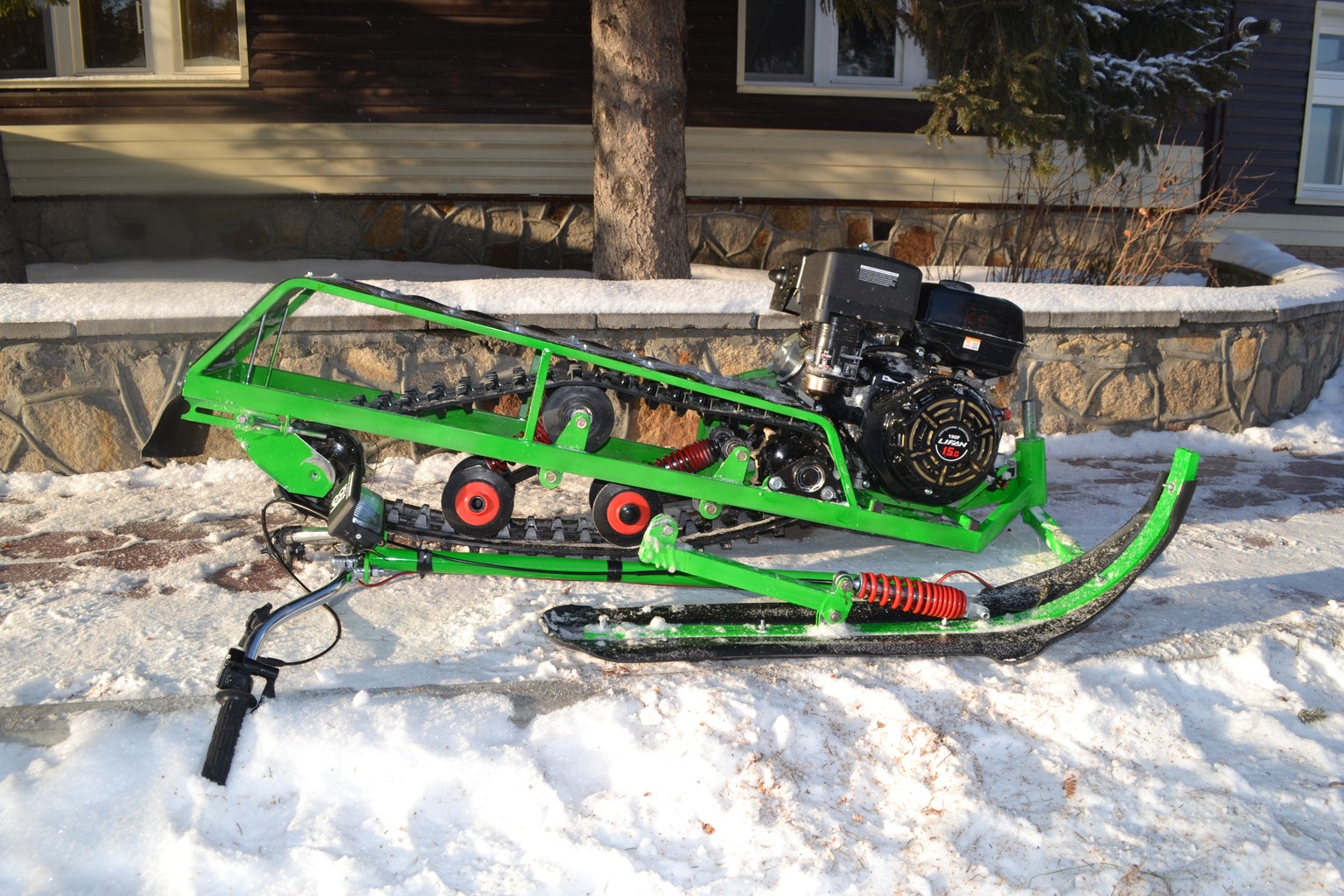 Mini Bike Snow 4 Steps Instructables