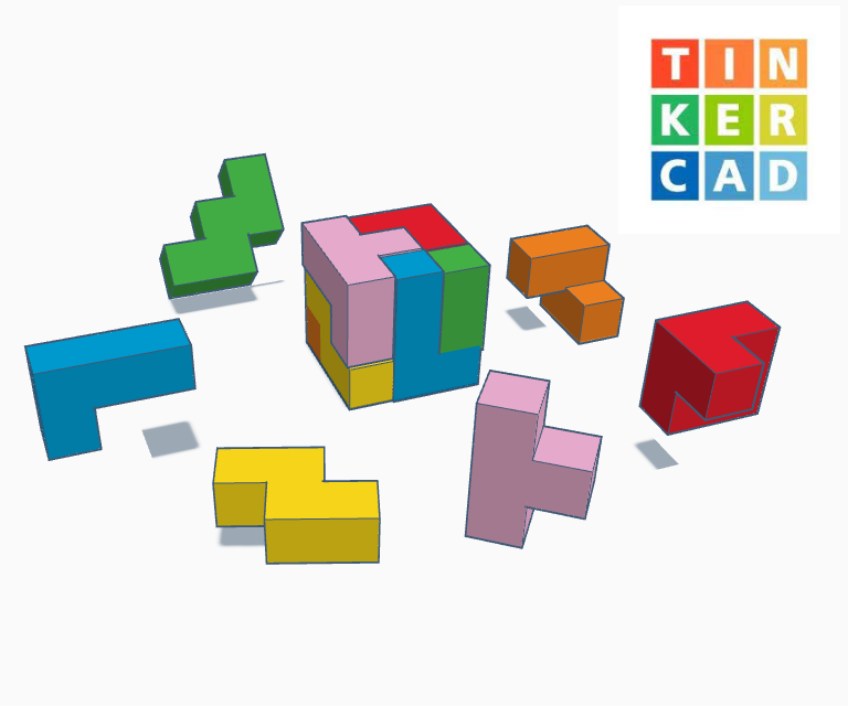 Easy Fun Rubik's Puzzle With Tinkercad Tinkercad