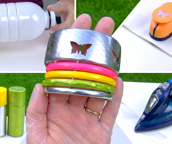 Diy Armlet & Bracelets From Plastic Bottles