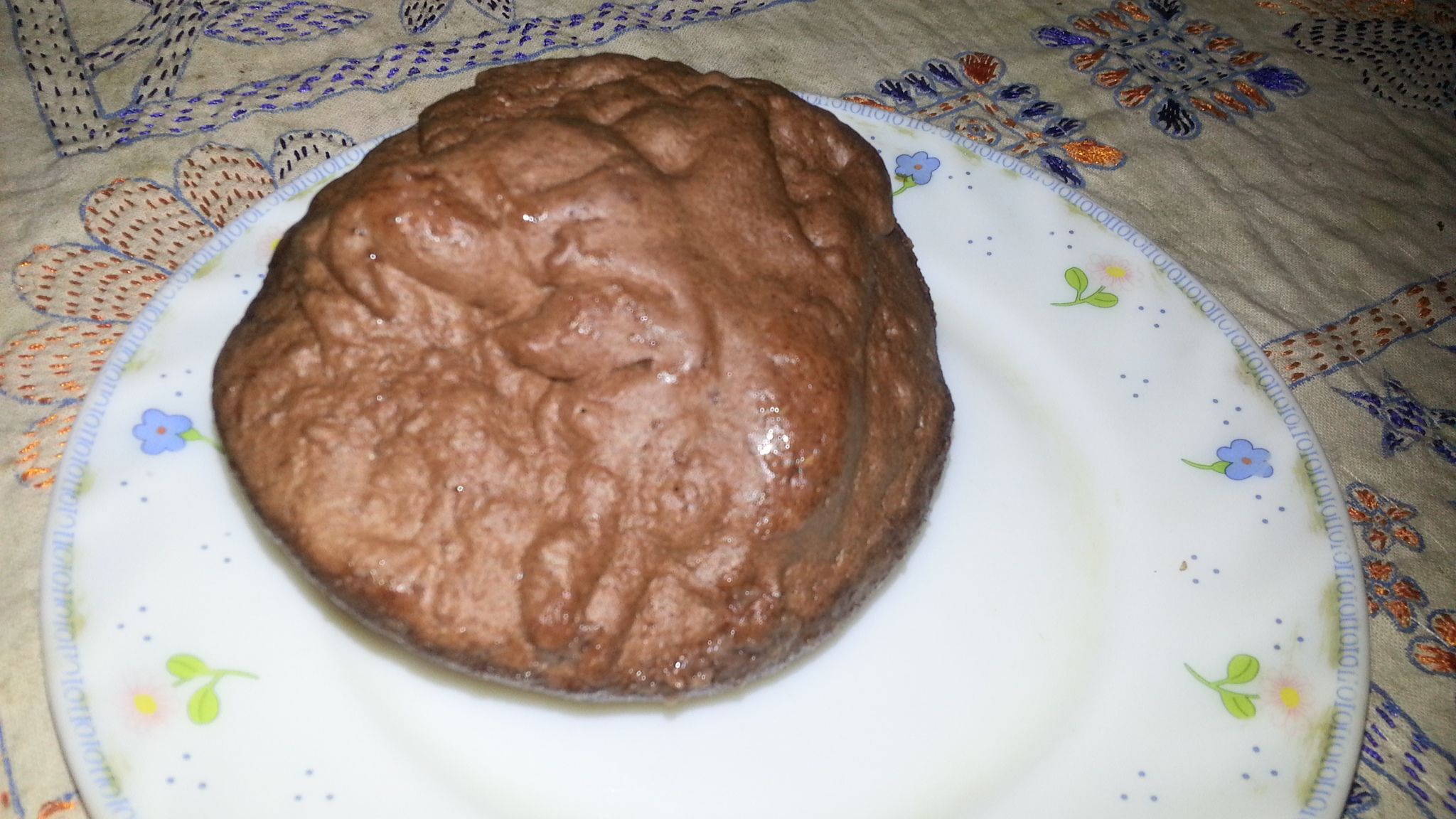 1 Minute Microwave Chocolate Cake 
