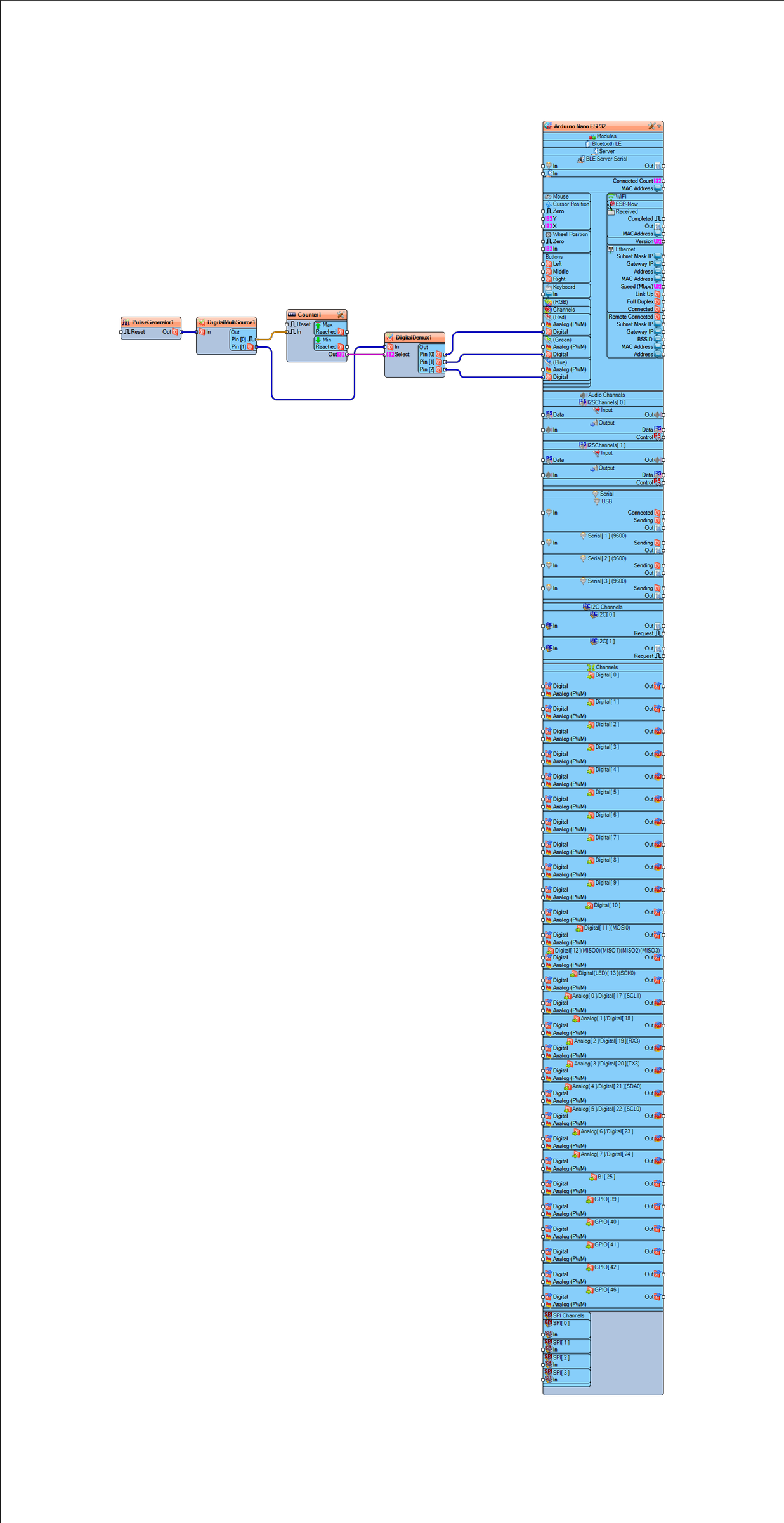 In Visuino Connect Components photo 2