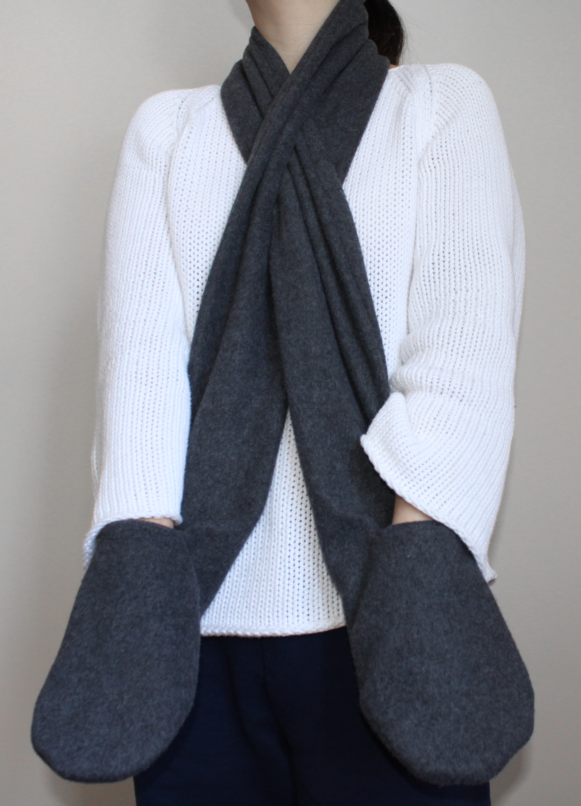 hat scarf and mittens all in one