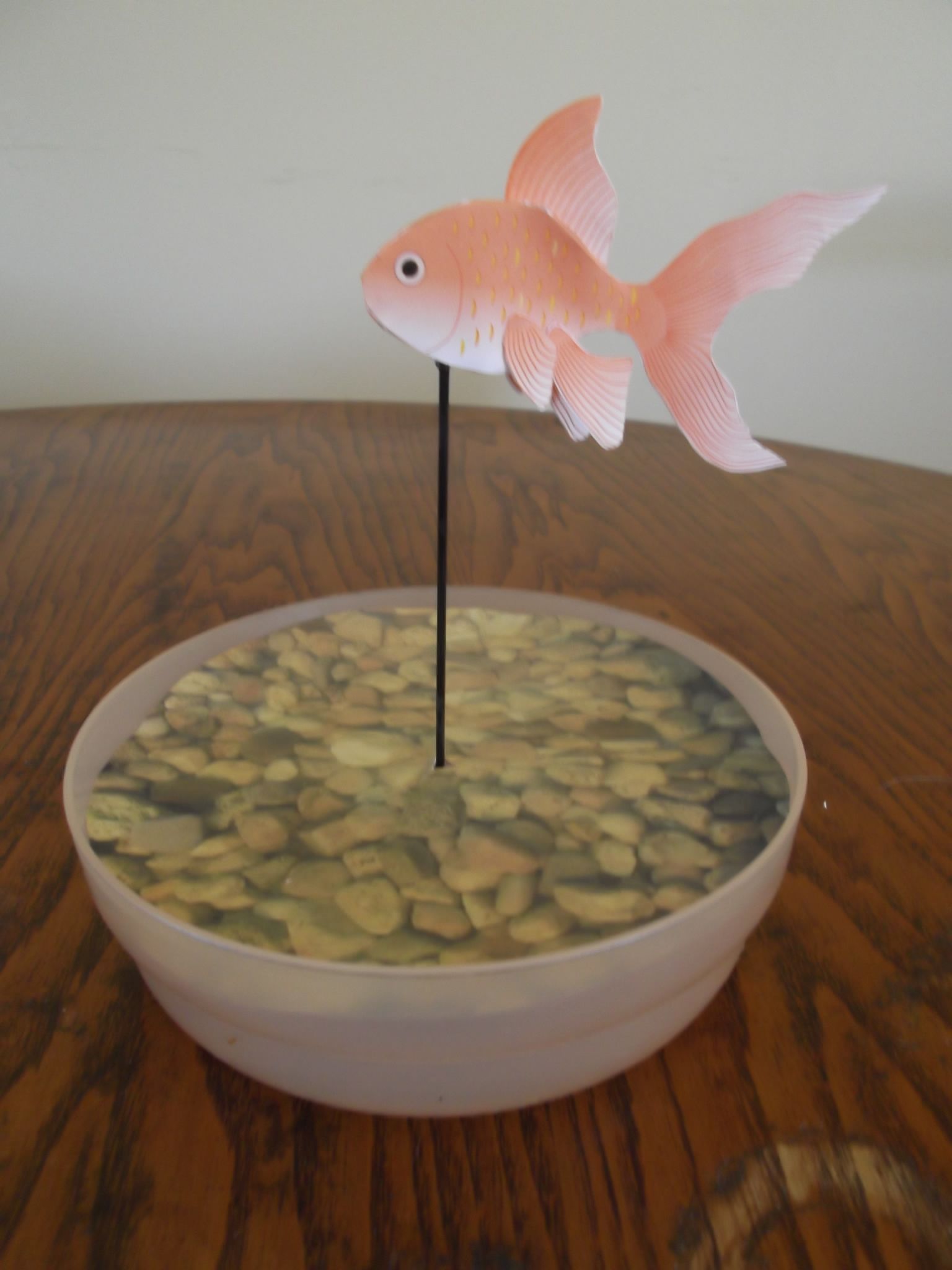 Papercraft Goldfish Robot